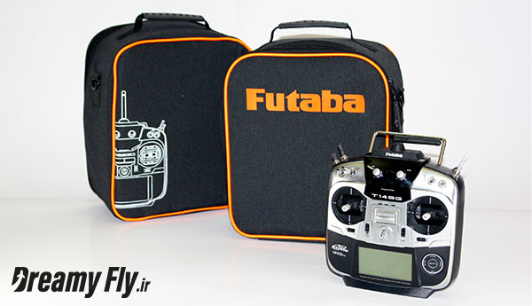 کیف مشکی رنگ مخصوص حمل رادیو هواپیما به رنگ مشکی محصولی از دریمی فلای